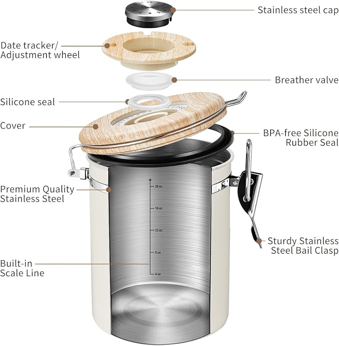 Veken Coffee Sugar Canister - Image 5