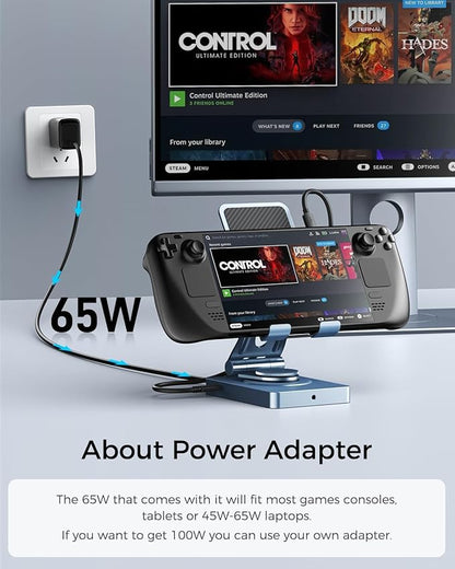 360° Rotating USB C Docking Station - Image 8