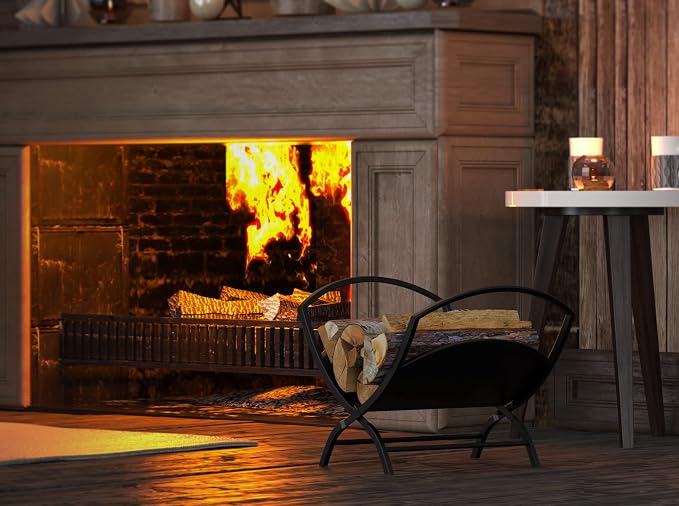 Fireplace Log Holder Folding Firewood Rack Indoor, Outdoor Firewood Rack - Image 7