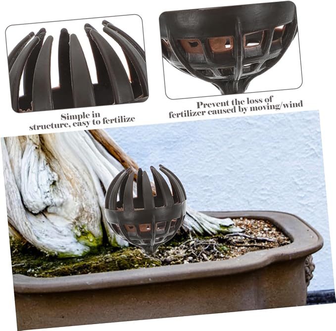 Holibanna 20pcs Bonsai Fertilizer Holder Lid Automatic Planting Fertilization - Image 7
