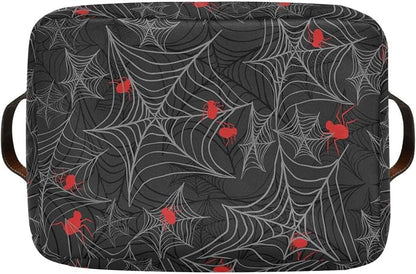 ZAZYXTJ Goth Spider Web Storage Basket - Image 8