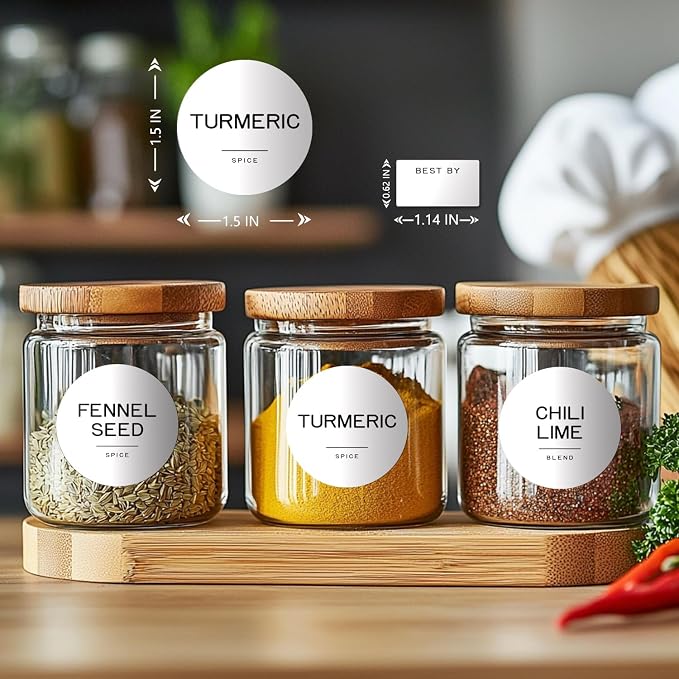 245 Spice Jar Labels - Image 2