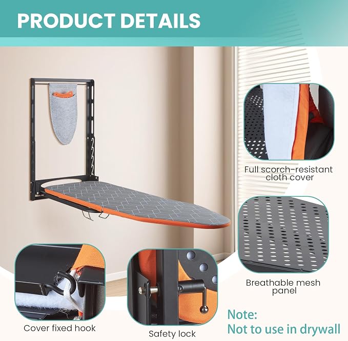 Wall Mounted Ironing Board - Image 2