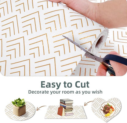 Shelf Liner for Kitchen Cabinets 12in x 10FT Non Adhesive Drawer Liner Non-Slip - Image 4