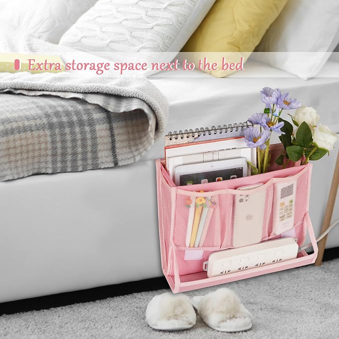 Bedside Caddy Bedside Storage Organizer Bedside Organizer - Image 3