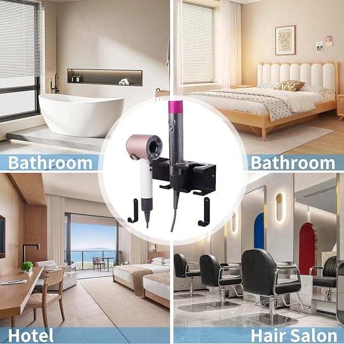 Hot Tools Organizer Wall Mount, Hair Tool Organizer, Hair Dryer Holder Wall - Image 8