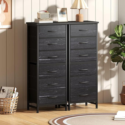 OLIXIS 6 Drawer Dresser, Fabric Storage Organizer - Image 7
