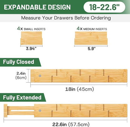 kiplant Kitchen Drawer Dividers - Image 4