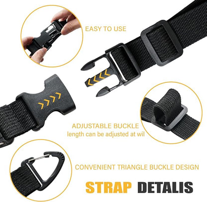 Heavy Duty Extension Cord Holder Organizer 17 Inch Adjustable Storage Straps - Image 2