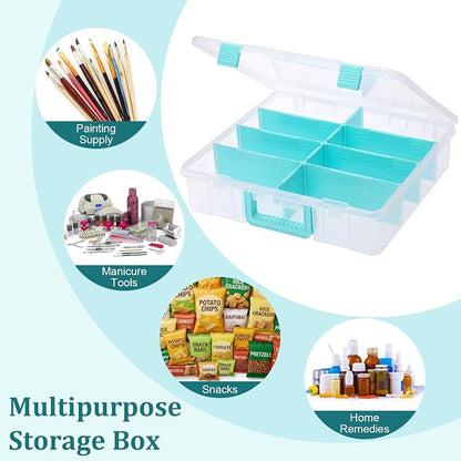 BTSKY Clear Plastic Dividing Storage Box - Image 7