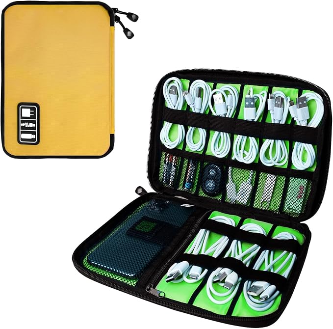 Lcsmaokin Electronics Travel Organizer, Portable Waterproof Electronic Travel by Lcsmaokin