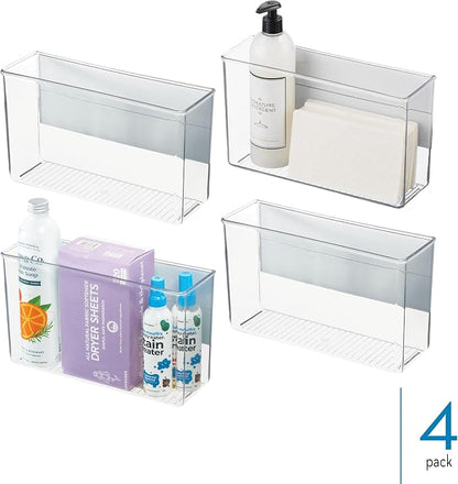 InterDesign iDesign Magnetic Large Clear Plastic Organizer Bins - Image 2