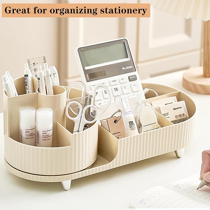 360° Rotating Vanity Makeup Organizer - Image 5