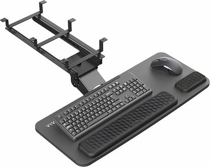 VIVO Premium Adjustable 27 x 11 inch Computer Keyboard and Mouse Platform Tray by Unknown