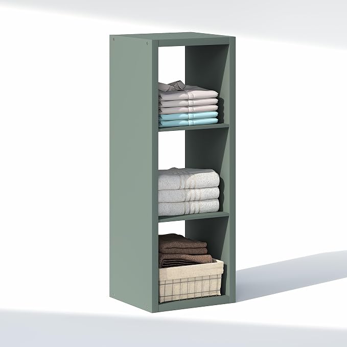 Furinno Cubic Closet Organizers and Storage, 3-Cube Closet Organizer, Open - Image 5