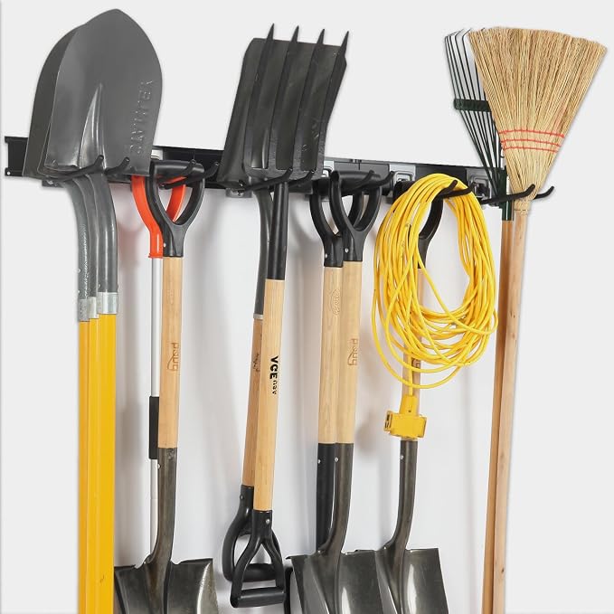 Garage Organization Wall Mount, 48inch Garden Tool Organizer - Image 8