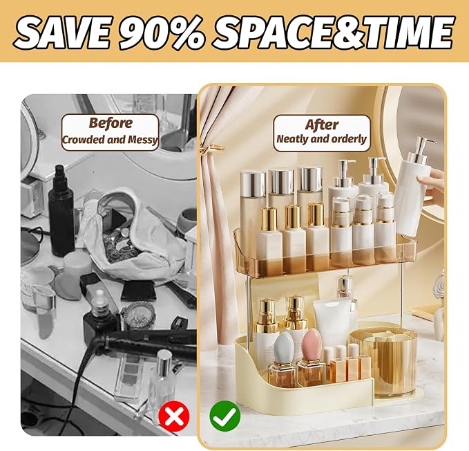 DASITON Large Capacity Makeup Organizer - Image 5