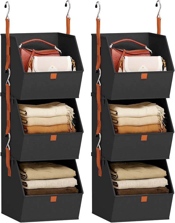 Homsorout Collapsible Hanging Closet Organizer by Homsorout
