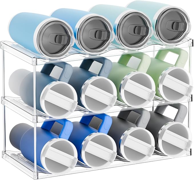 Yieach Stackable Water Bottle Organizer by Yieach