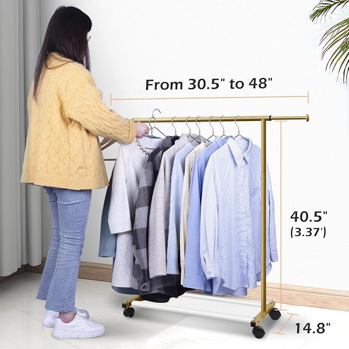 MISSLO Short Clothing Racks for Hanging Clothes - Image 3