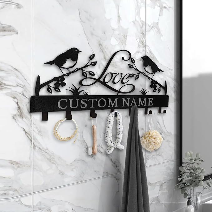 Personalized Key Holder Wall Mount - Image 7