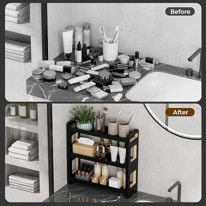 Bathroom Counter Organizer, Bathroom Counter Shelf, Bathrooms Organizers - Image 3