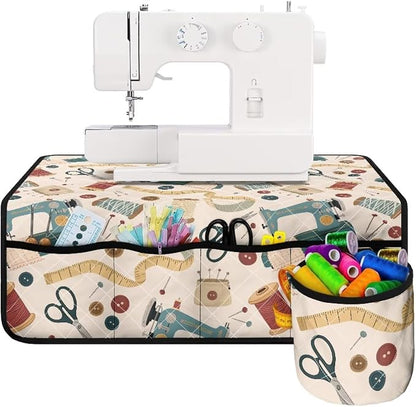 Vintage Sewing Tools Sewing Machine Mat by Unknown