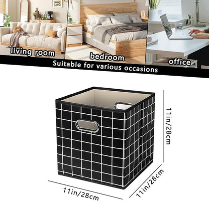 Yunkeeeper storage bins Cubes, Fabric Cube Organizer - Image 2