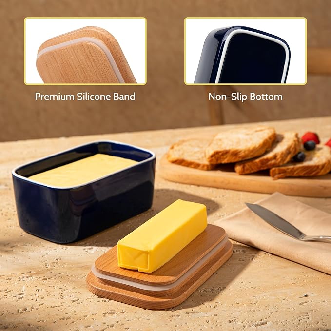 Sweese Large Butter Dish with Lid - Image 3