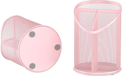 2 Pack Pen Holder Mesh Round Pencil - Image 3