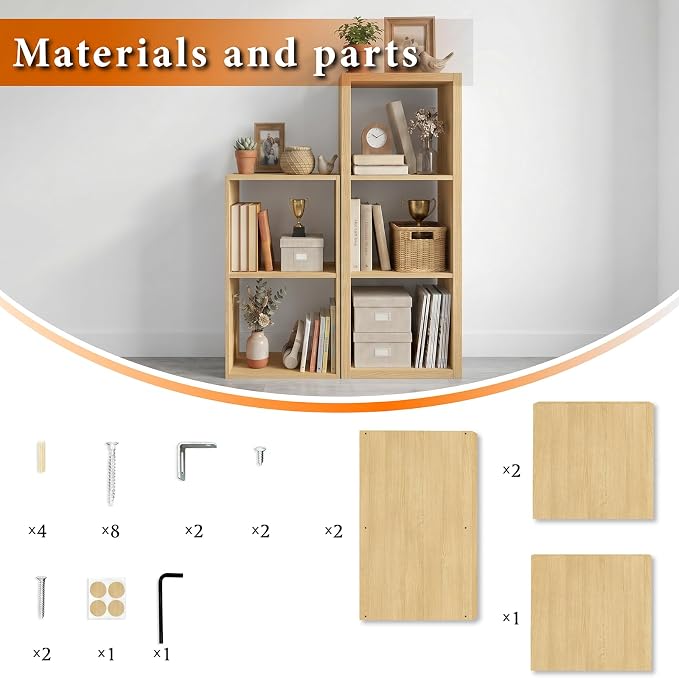 WannabeMyself【2026 Wooden Thick Frame】 2 Cube Storage Organizer - Image 8