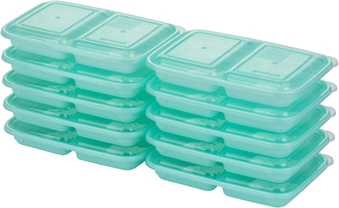 GoodCook 2-Compartment Food Storage Container Set by GoodCook