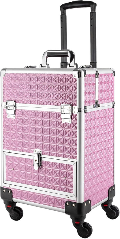 Rolling Makeup Case, Nail Storage Box by Unknown