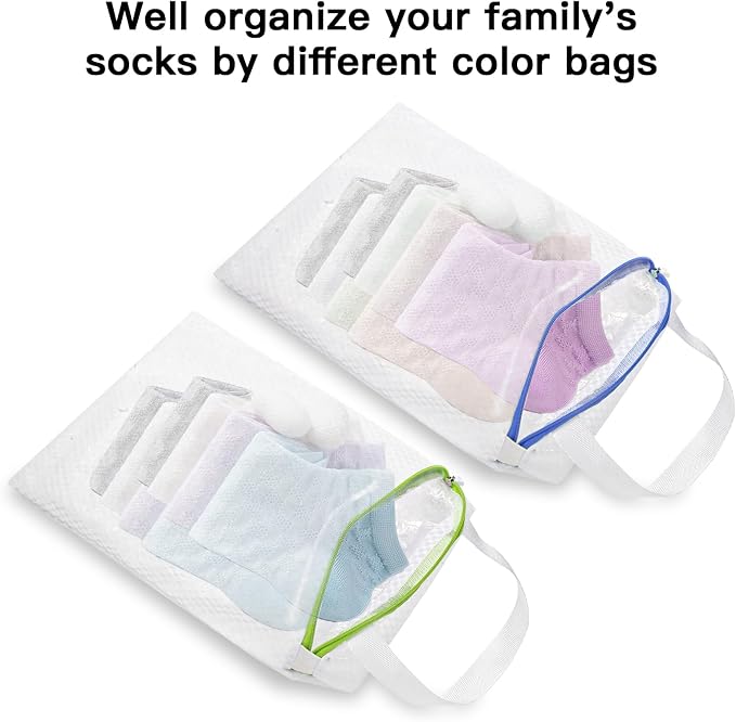 3 PACK Hanging Mesh Laundry Bags - Image 6