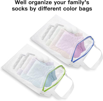 5 PACK Hanging Mesh Laundry Bags - Image 4