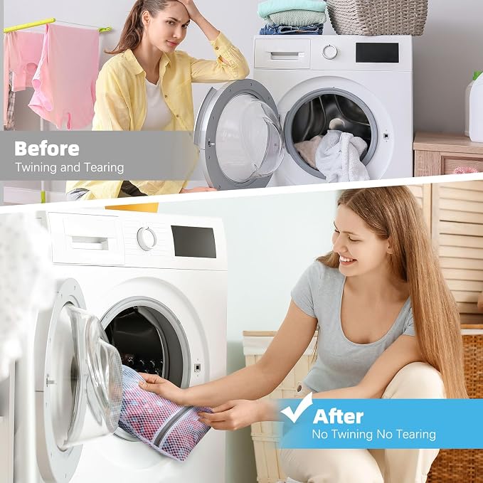 Honeycomb Mesh Laundry Bags for Delicates - Image 5