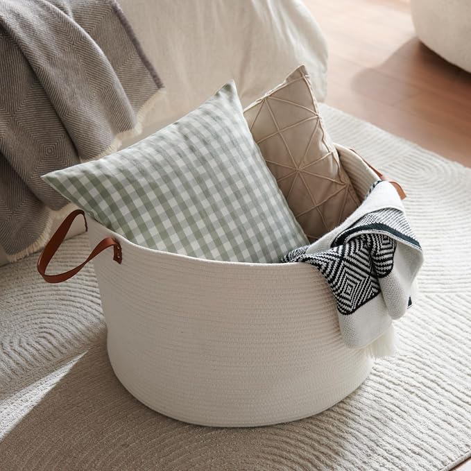 Luxury Little Extra Large Nursery Storage Basket, Laundry Basket - Image 7