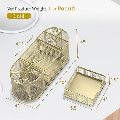 SUPEASY Mesh Desk Organizer, Desk Organizers and Accessories, Pen Holder - Image 3
