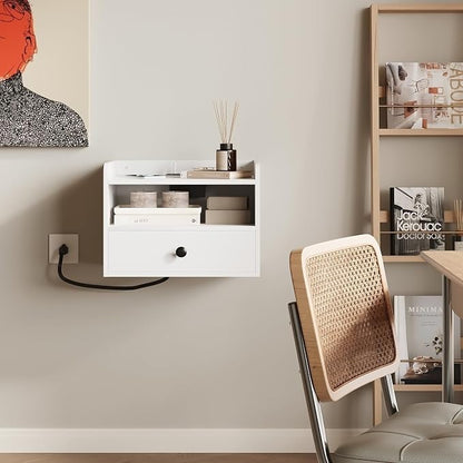 Floating Nightstand Set of 2 Modern Night Stands - Image 7