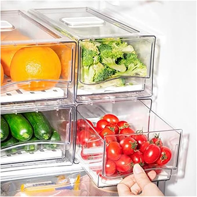 2X Refrigerator Organizer Bins - Image 4