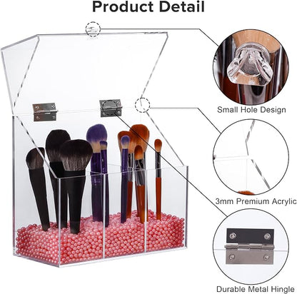 Acrylic Makeup Brush Holder - Image 4