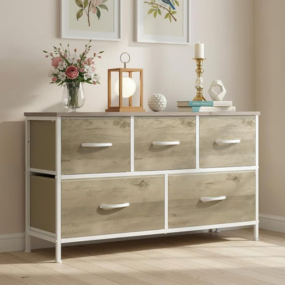 OLIXIS 5 Drawer Dresser for Bedroom, Storage Organizer Unit for Closet | Chest - Image 2