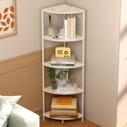 5 Tier Corner Shelf Stand, 44.1" Kitchen Shelf Organizer - Image 5