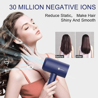 Slopehill Professional Ionic Hair Dryer, Powerful 1800W Fast Drying Low Noise - Image 5