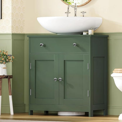 TEENFON Pedestal Sink Storage Cabinet - Image 9