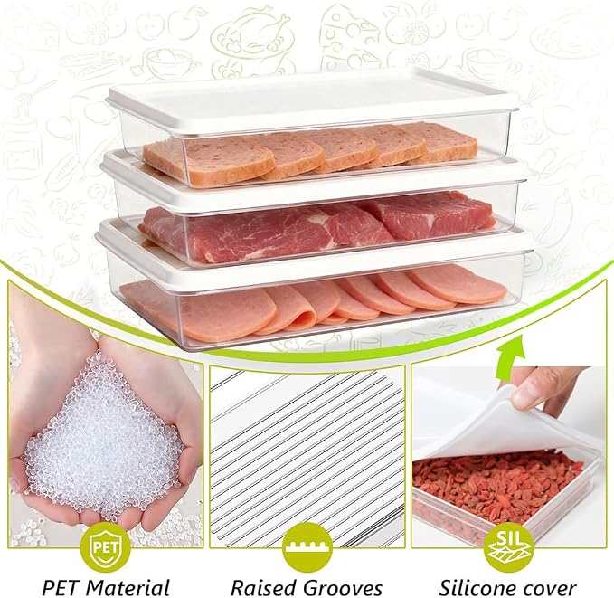 3pcs Small Deli Meat Container - Image 4