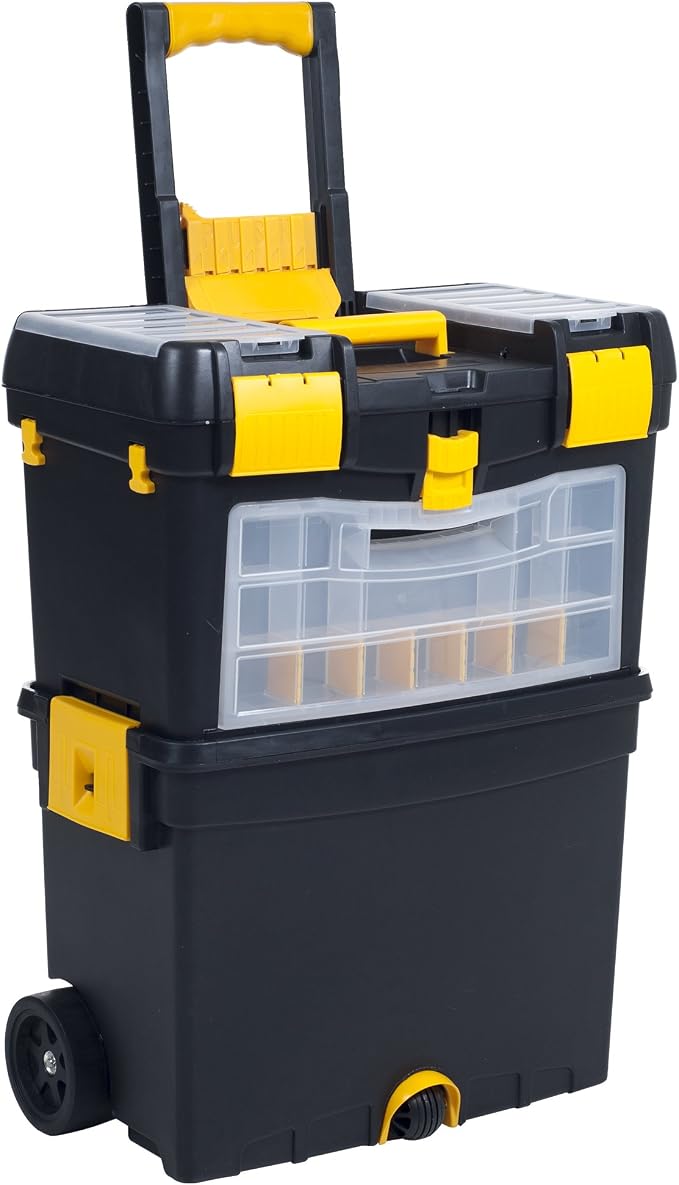 Portable Toolbox with Wheels by Stalwart