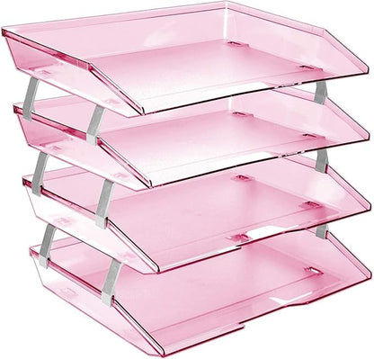 Acrimet Facility 4 Tier Letter Tray, Side Load, Letter Size/A4, Desktop File by Organizingyourlife