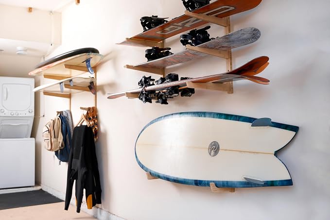 Surfboard Wall Mount, Suitable for Longboards and Shortboards, Snowboards - Image 7
