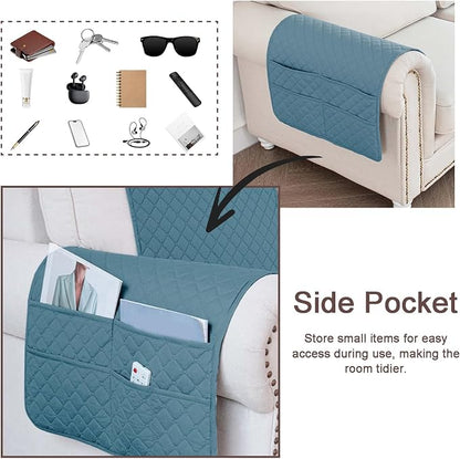 Waterproof Sofa Armrest Cover Headrest Cover - Image 4
